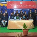 Formal installation of the Interact Club at The Orchids Public School with student participation and guest speeches. Students and guests attending the Interact Club Installation Ceremony at The Orchids Public School.